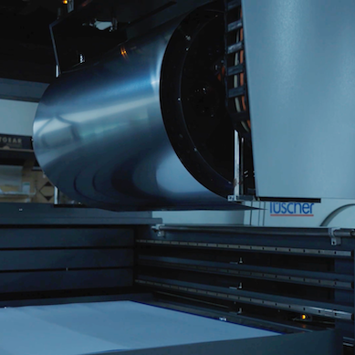 Computer-to-plate (CTP) machine used in the pre-printing stage at the inclpress facility
