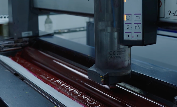 Automated ink supply system in a commercial printing press at inclpress, highlighting South Korea’s advanced book printing capabilities for U.S. publishers